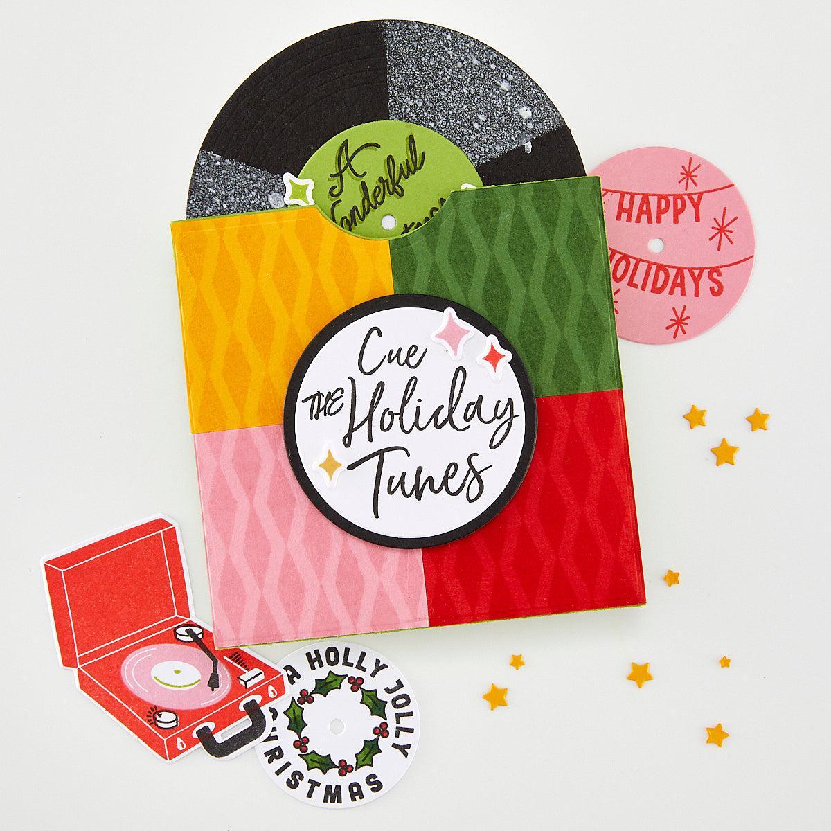 Hero Arts - Vintage Vinyl Collection - Dies - Record Collection-ScrapbookPal
