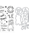 Hero Arts - Vintage Vinyl Collection - Stamp & Cut - Wishing You-ScrapbookPal