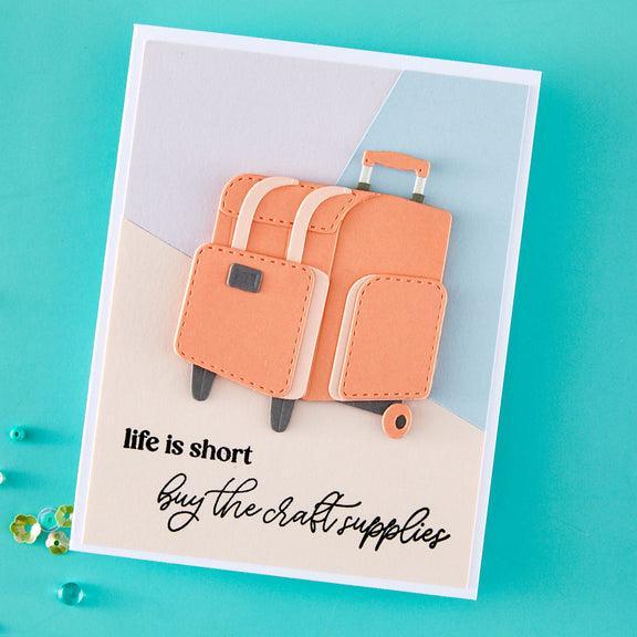 Hero Arts - We All Have Baggage Collection - Clear Stamps - Keep Calm Sentiments-ScrapbookPal