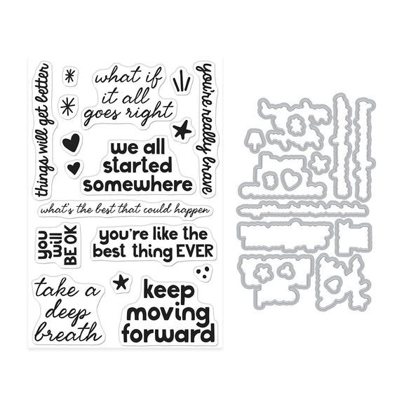 Hero Arts - What a Ride Collection - Stamp &amp; Cut - We All Started Somewhere-ScrapbookPal