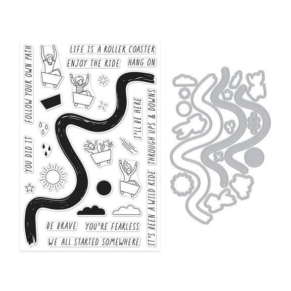 Hero Arts - What a Ride Collection - Stamp &amp; Cut - Wild Ride-ScrapbookPal