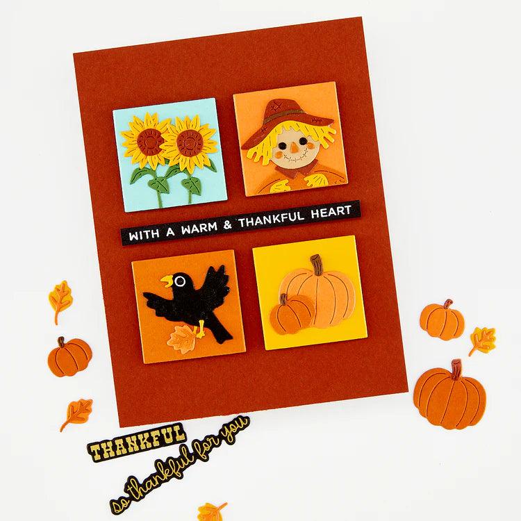 Hero Arts - Whimsical Wheels Collection - Clear Stamps - Autumn Greetings-ScrapbookPal