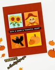 Hero Arts - Whimsical Wheels Collection - Clear Stamps - Autumn Greetings-ScrapbookPal