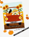 Hero Arts - Whimsical Wheels Collection - Clear Stamps - Autumn Greetings-ScrapbookPal