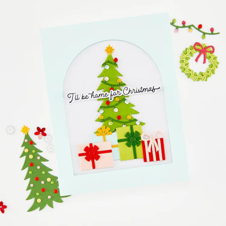 Hero Arts - Whimsical Wheels Collection - Dies - Beep Beep Holiday Extras-ScrapbookPal