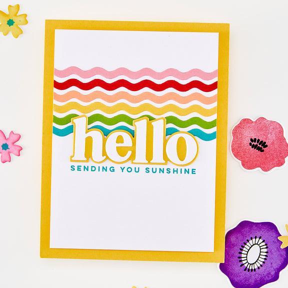 Hero Arts - You've Got a Friend Collection - Dies - Hello Friend-ScrapbookPal