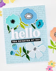 Hero Arts - You've Got a Friend Collection - Stamp & Cut - Abstract Floral-ScrapbookPal