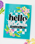 Hero Arts - You've Got a Friend Collection - Stencils - Bitty Floral-ScrapbookPal