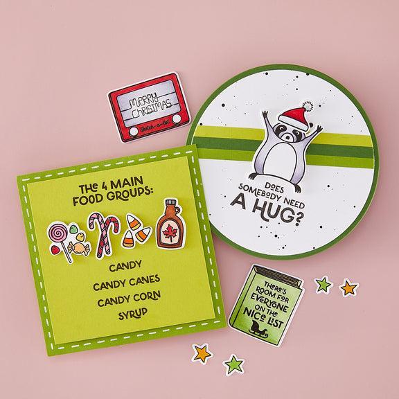 Hero Arts - Yule Fuel Collection - Clear Stamps - Elf Culture-ScrapbookPal