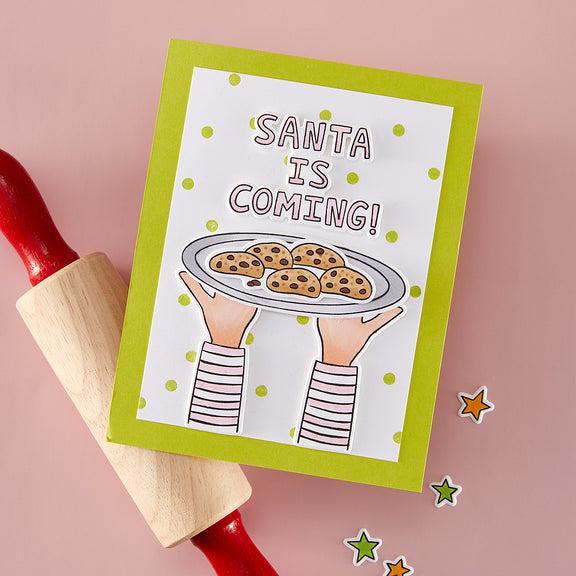 Hero Arts - Yule Fuel Collection - Clear Stamps - Santa Fuel-ScrapbookPal