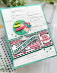 Honey Bee Stamps - 3D Embossing Folder - Air Mail-ScrapbookPal