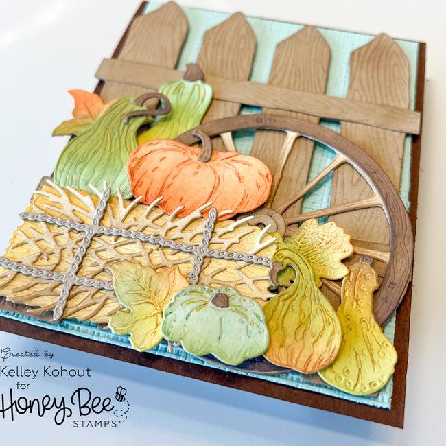 Honey Bee Stamps - 3D Embossing Folder - Burlap-ScrapbookPal