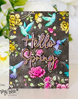 Honey Bee Stamps - 3D Embossing Folder - Chinoiserie-ScrapbookPal
