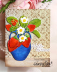Honey Bee Stamps - 3D Embossing Folder - Clover Petals-ScrapbookPal