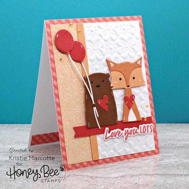 Honey Bee Stamps - 3D Embossing Folder - Clover Petals-ScrapbookPal