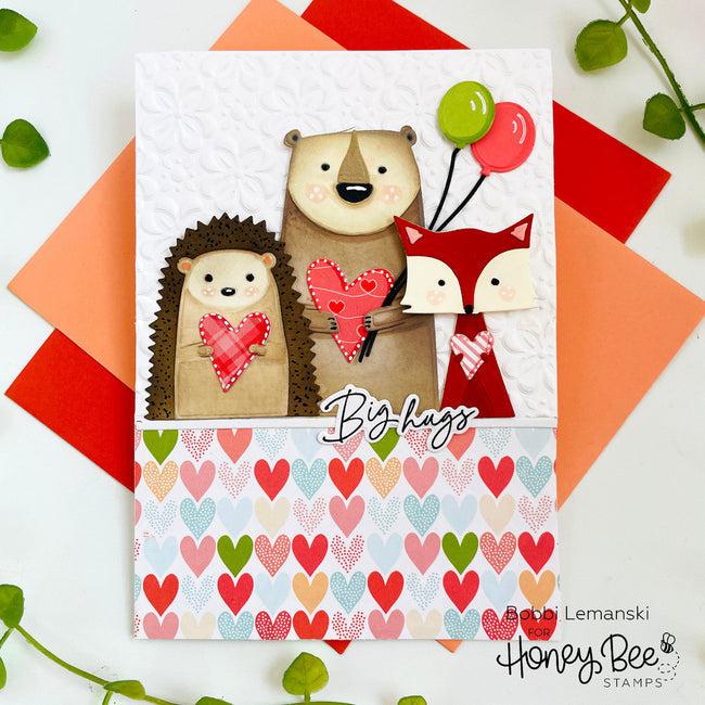 Honey Bee Stamps - 3D Embossing Folder - Clover Petals-ScrapbookPal