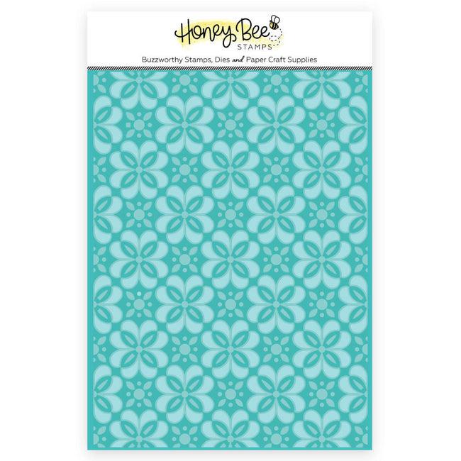 Honey Bee Stamps - 3D Embossing Folder - Clover Petals-ScrapbookPal
