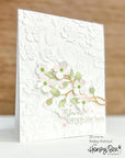 Honey Bee Stamps - 3D Embossing Folder - Dogwood Blooms-ScrapbookPal