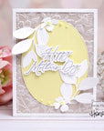 Honey Bee Stamps - 3D Embossing Folder - Dogwood Blooms-ScrapbookPal