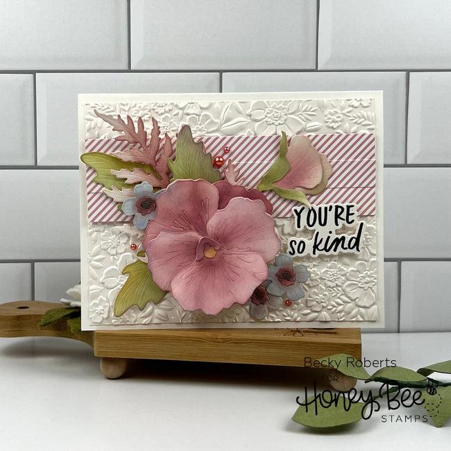 Honey Bee Stamps - 3D Embossing Folder - Spring Medley-ScrapbookPal