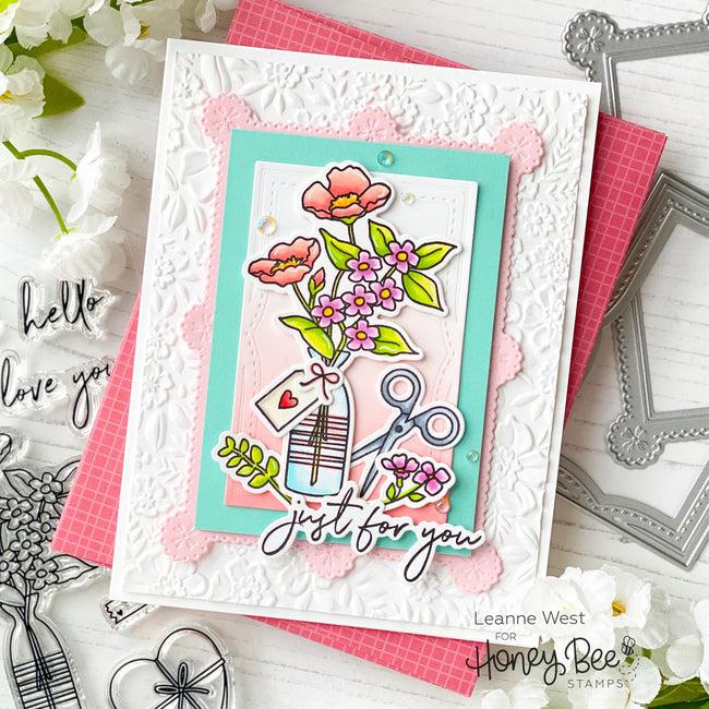 Honey Bee Stamps - 3D Embossing Folder - Spring Medley-ScrapbookPal