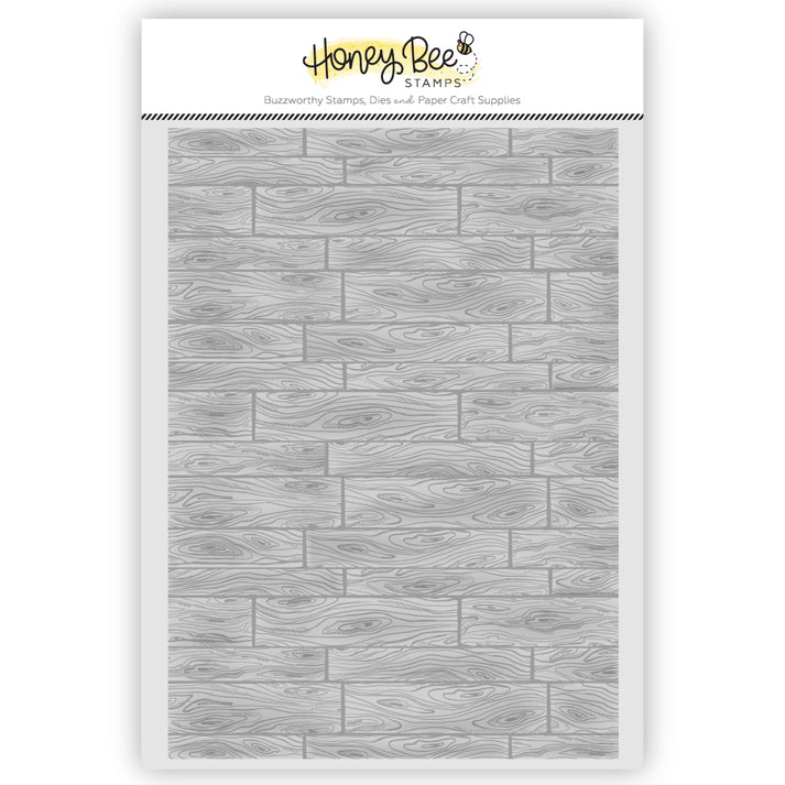 Honey Bee Stamps - 3D Embossing Folder - Wood Planks-ScrapbookPal