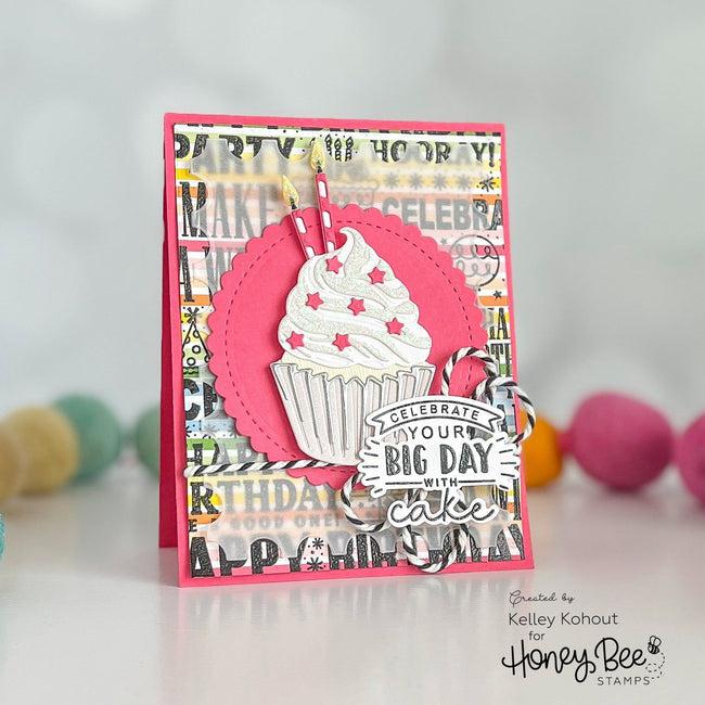 Honey Bee Stamps - Clear Stamps - Big Bold Birthday-ScrapbookPal