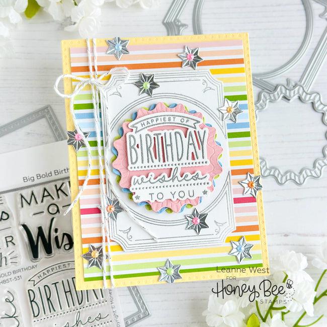 Honey Bee Stamps - Clear Stamps - Big Bold Birthday-ScrapbookPal
