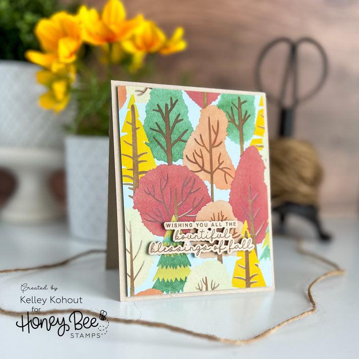 Honey Bee Stamps - Clear Stamps - Blessings of Fall-ScrapbookPal