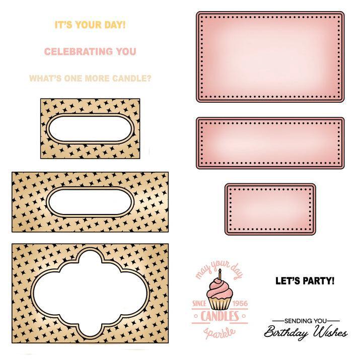 Honey Bee Stamps - Clear Stamps - Celebration VGCB Add-On-ScrapbookPal