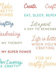 Honey Bee Stamps - Clear Stamps - Don't Worry, Be Crafty-ScrapbookPal