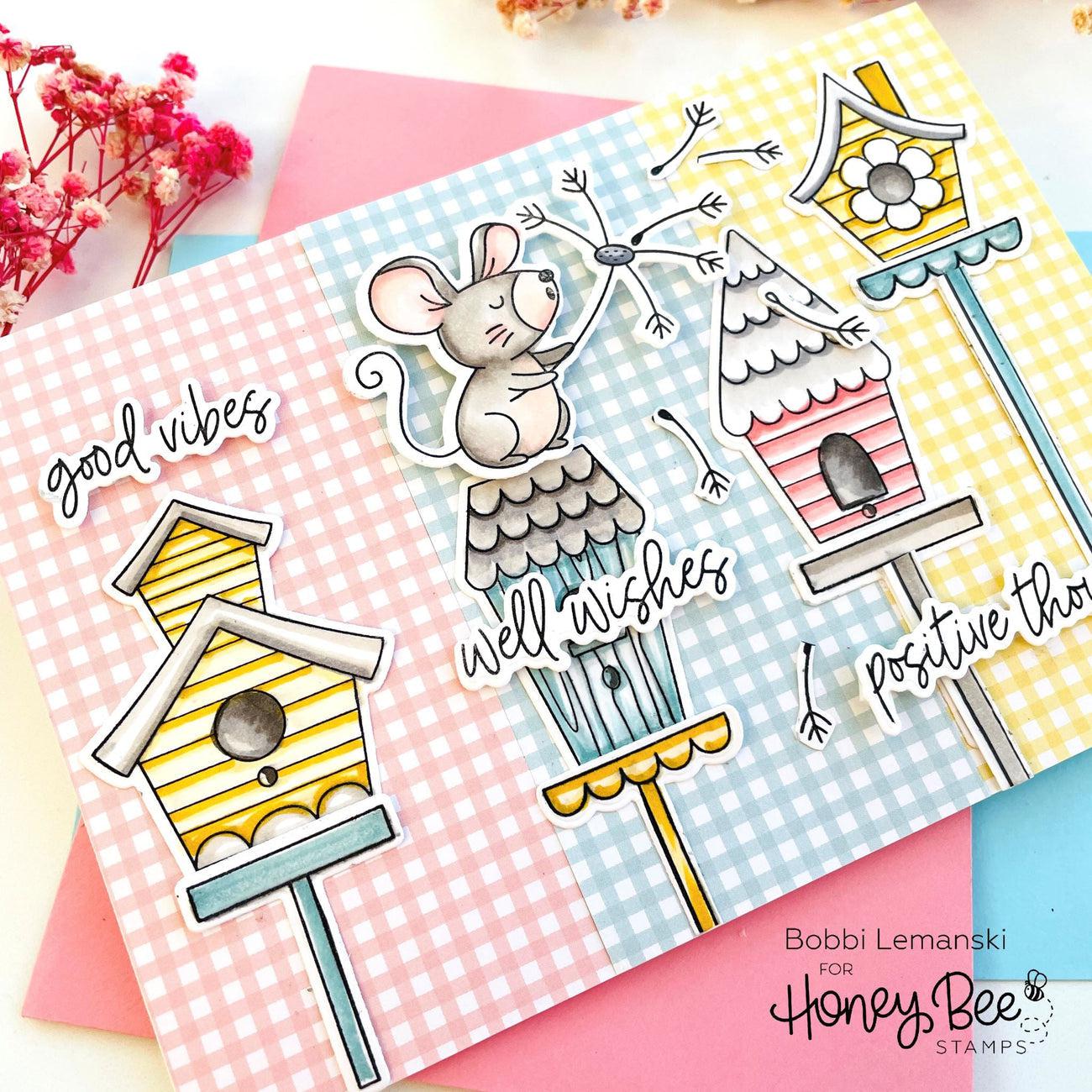 Honey Bee Stamps - Clear Stamps - Get Well Soon-ScrapbookPal