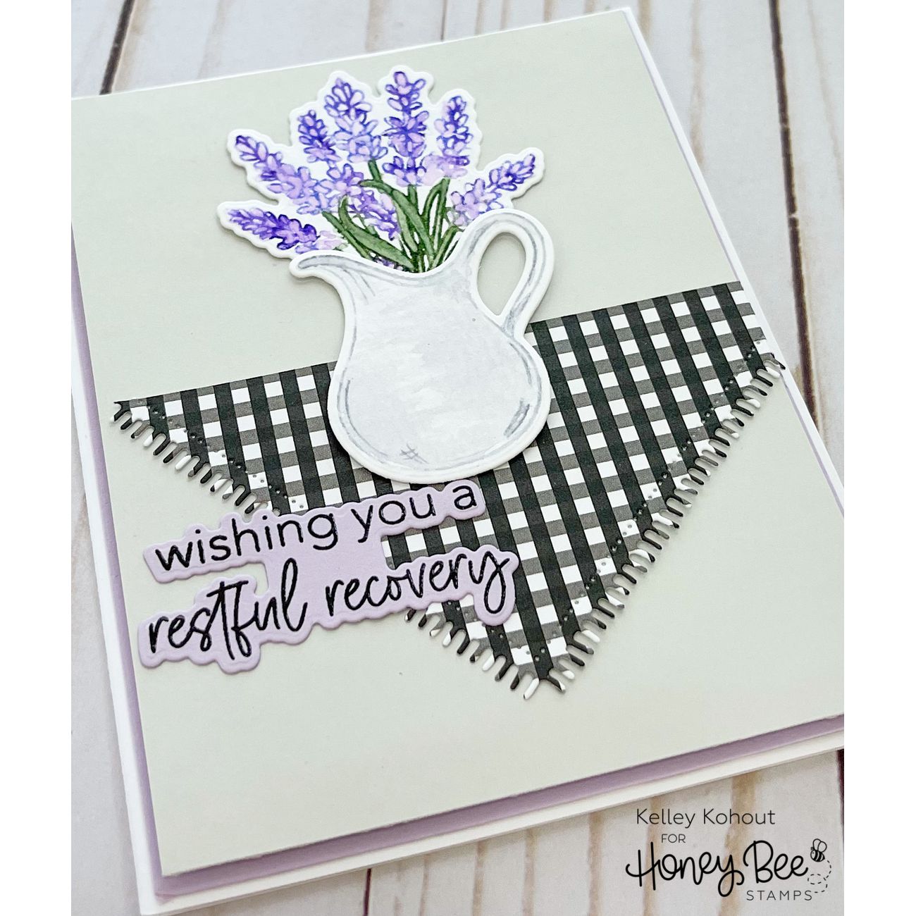 Honey Bee Stamps - Clear Stamps - Get Well Soon-ScrapbookPal