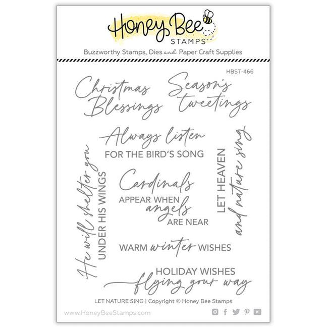 Honey Bee Stamps - Clear Stamps - Let Nature Sing-ScrapbookPal