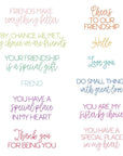 Honey Bee Stamps - Clear Stamps - Love You, Friend-ScrapbookPal