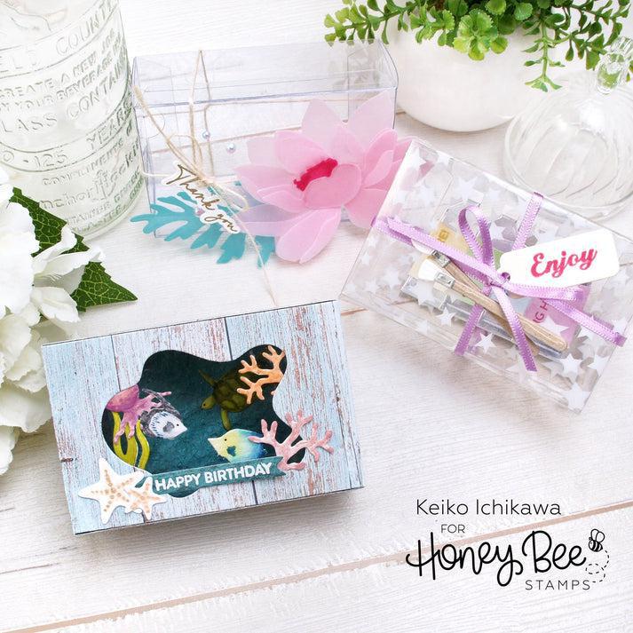 Honey Bee Stamps - Clear Stamps - Mini Messages-ScrapbookPal