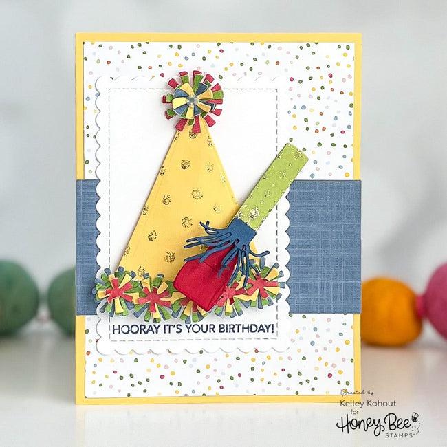 Honey Bee Stamps - Clear Stamps - Mini Messages: Birthday-ScrapbookPal