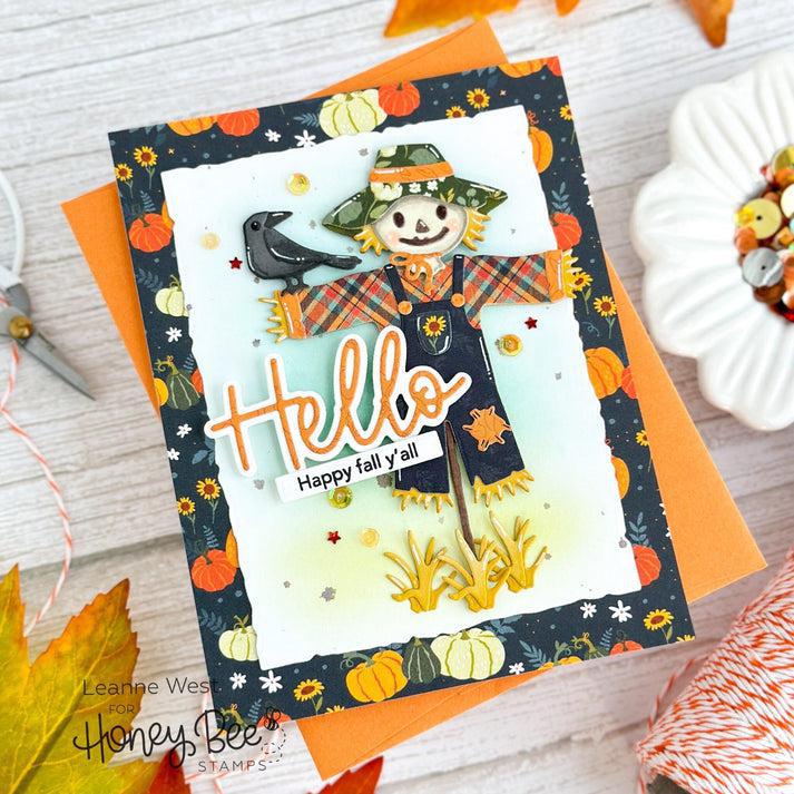 Honey Bee Stamps - Clear Stamps - Mini Messages: Fall-ScrapbookPal