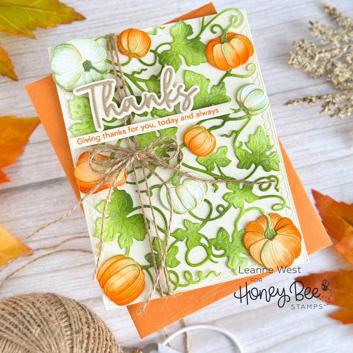 Honey Bee Stamps - Clear Stamps - Mini Messages: Fall-ScrapbookPal