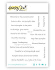 Honey Bee Stamps - Clear Stamps - Mini Messages: Fall-ScrapbookPal