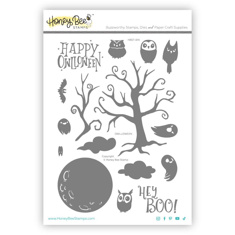 Honey Bee Stamps - Clear Stamps - Owlloween-ScrapbookPal