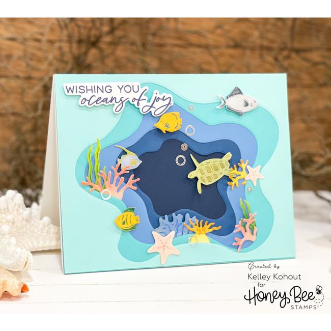 Honey Bee Stamps - Clear Stamps - Seas The Day-ScrapbookPal