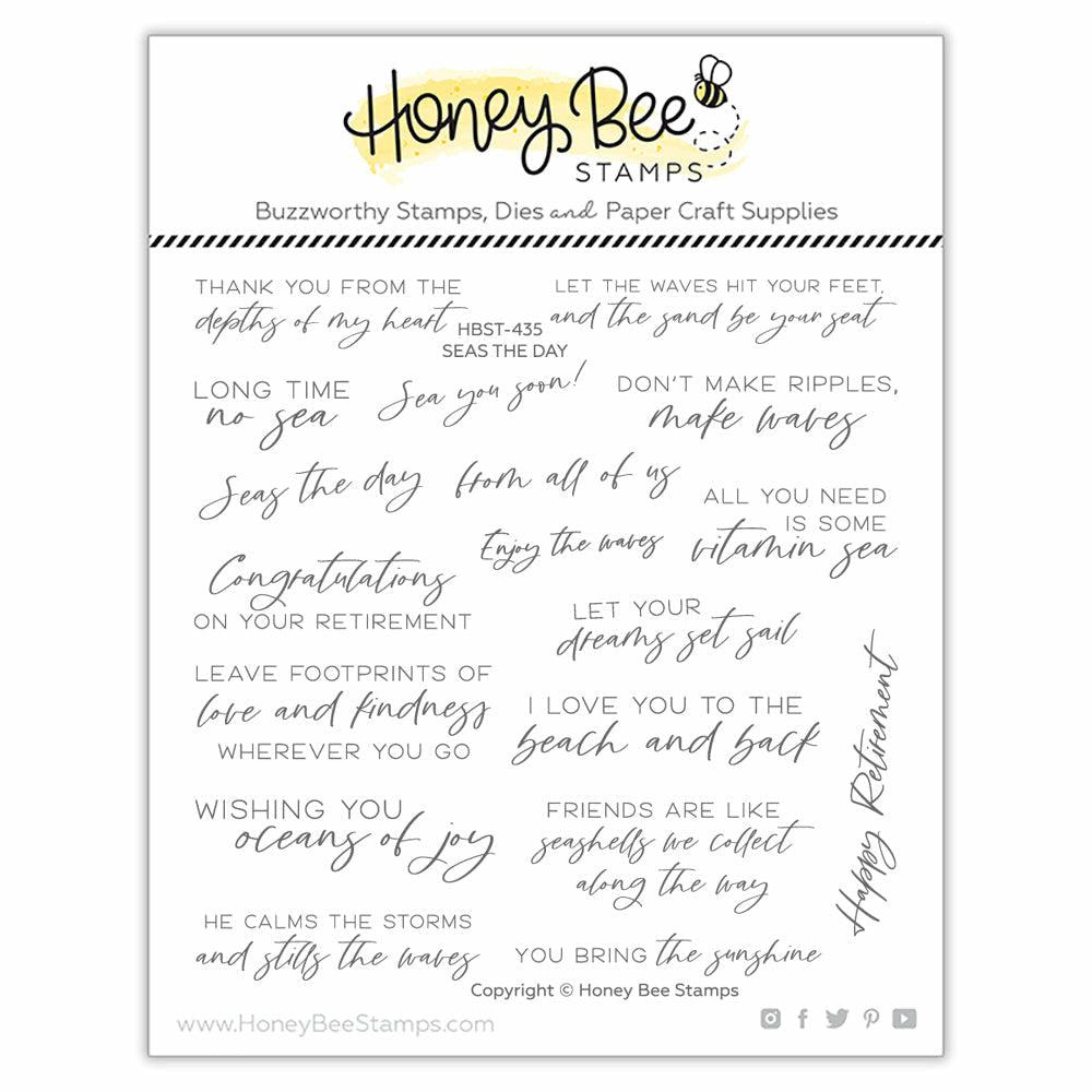 Honey Bee Stamps - Clear Stamps - Seas The Day-ScrapbookPal
