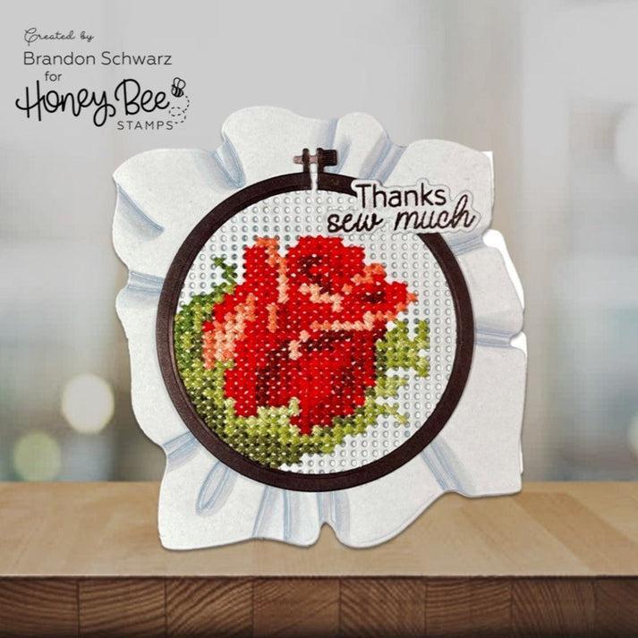 Honey Bee Stamps - Clear Stamps - Sew Glad-ScrapbookPal