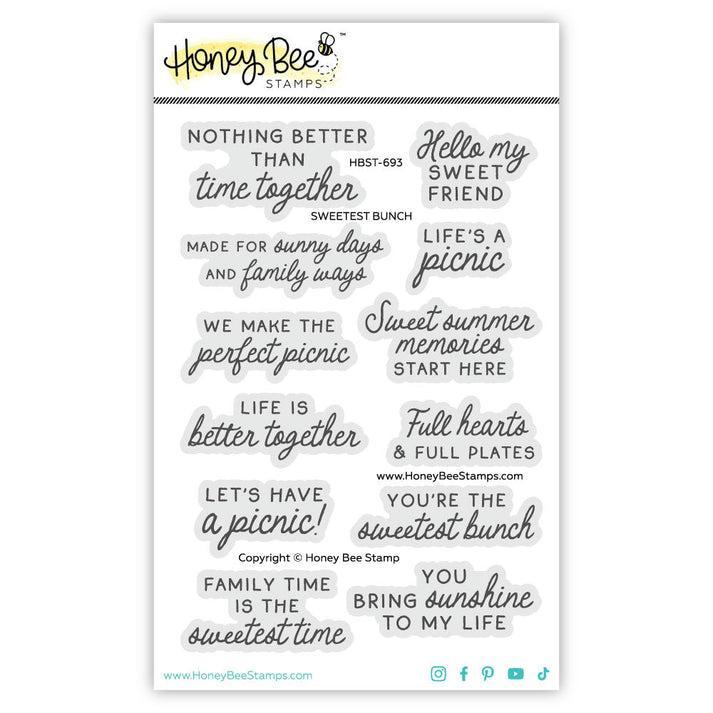 Honey Bee Stamps - Clear Stamps - Sweetest Bunch-ScrapbookPal