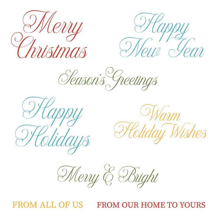 Honey Bee Stamps - Clear Stamps - Warm Holiday Wishes-ScrapbookPal