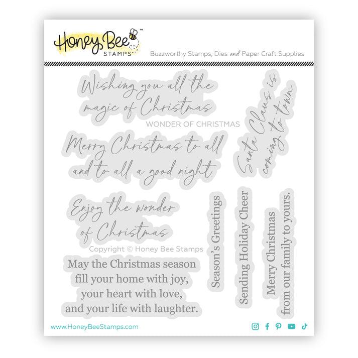 Honey Bee Stamps - Clear Stamps - Wonder of Christmas-ScrapbookPal