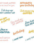 Honey Bee Stamps - Clear Stamps - You Had Me At Coffee-ScrapbookPal
