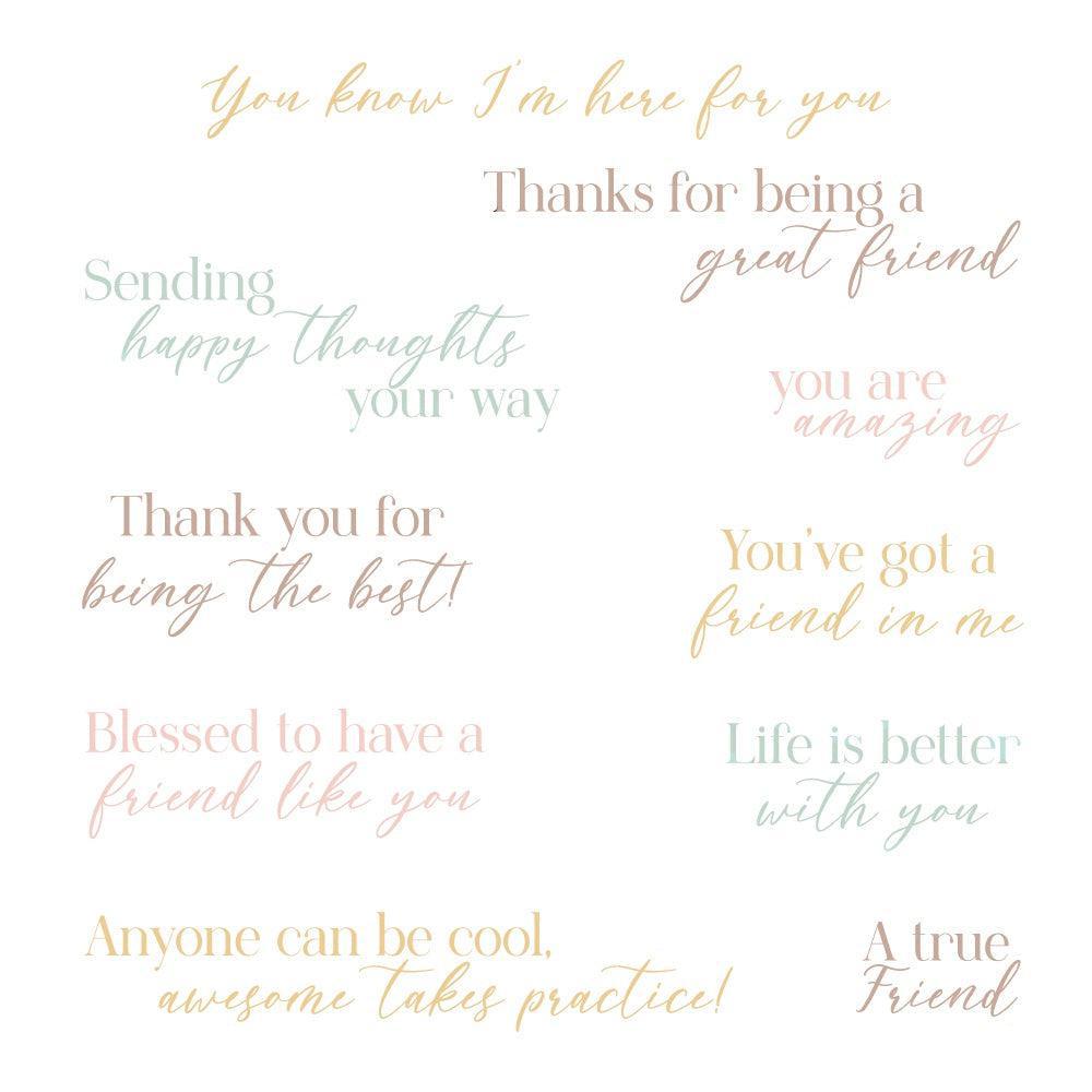 Honey Bee Stamps - Clear Stamps - You've Got A Friend-ScrapbookPal