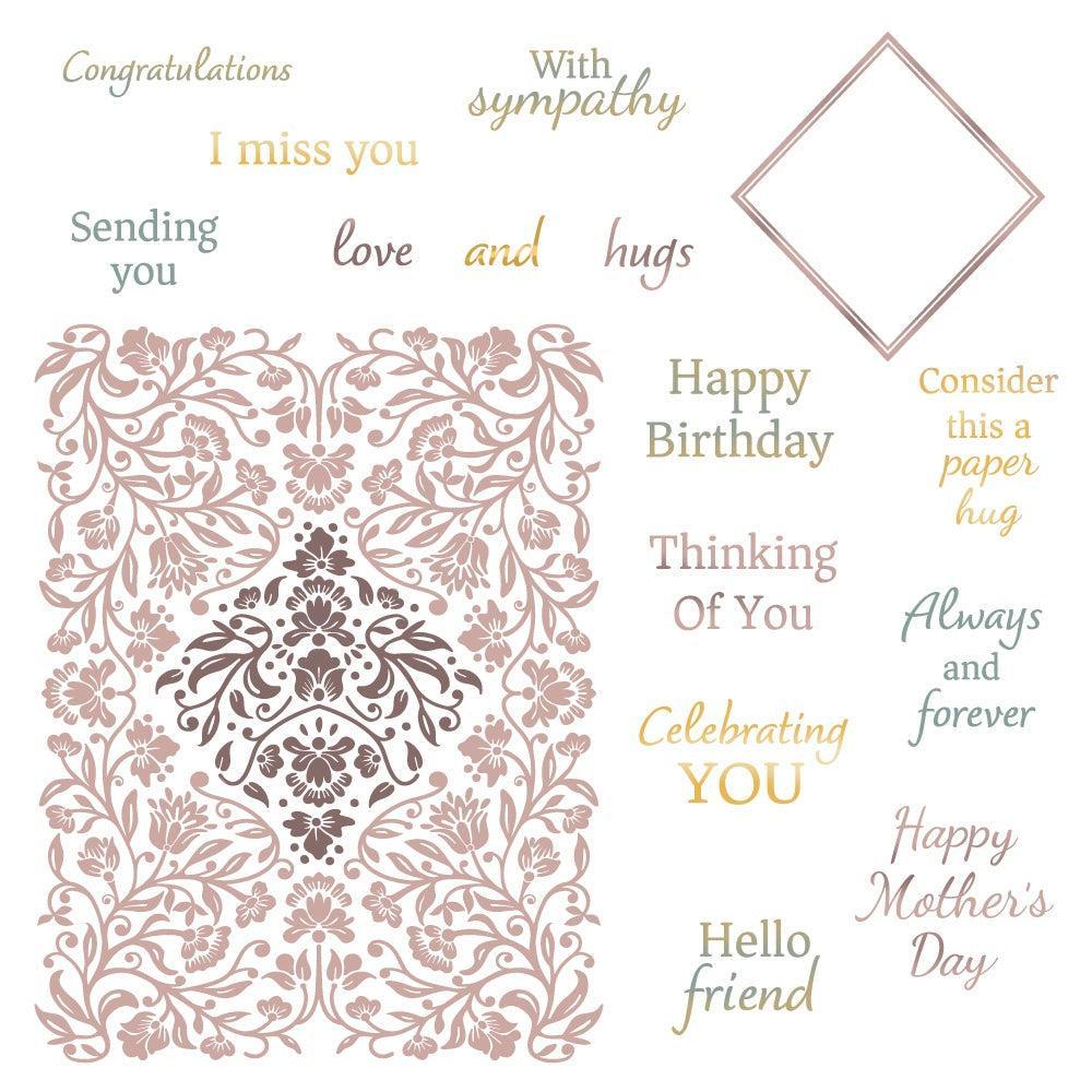 Honey Bee Stamps - Cling Stamps - Always and Forever-ScrapbookPal